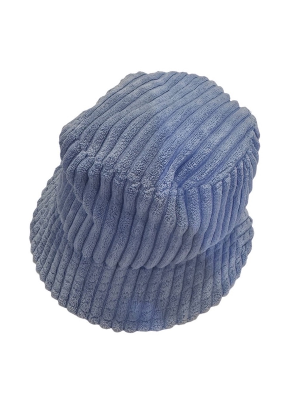 Urban Outfitters Light Blue Ribbed Plush Bucket Hat